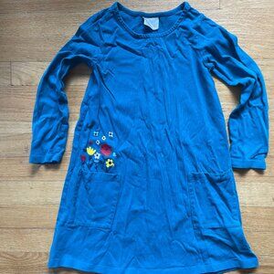 Hanna Andersson Teal Dress 6/7